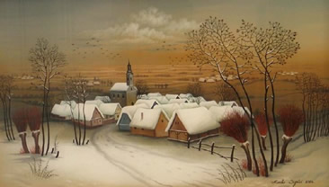 selo u zimi